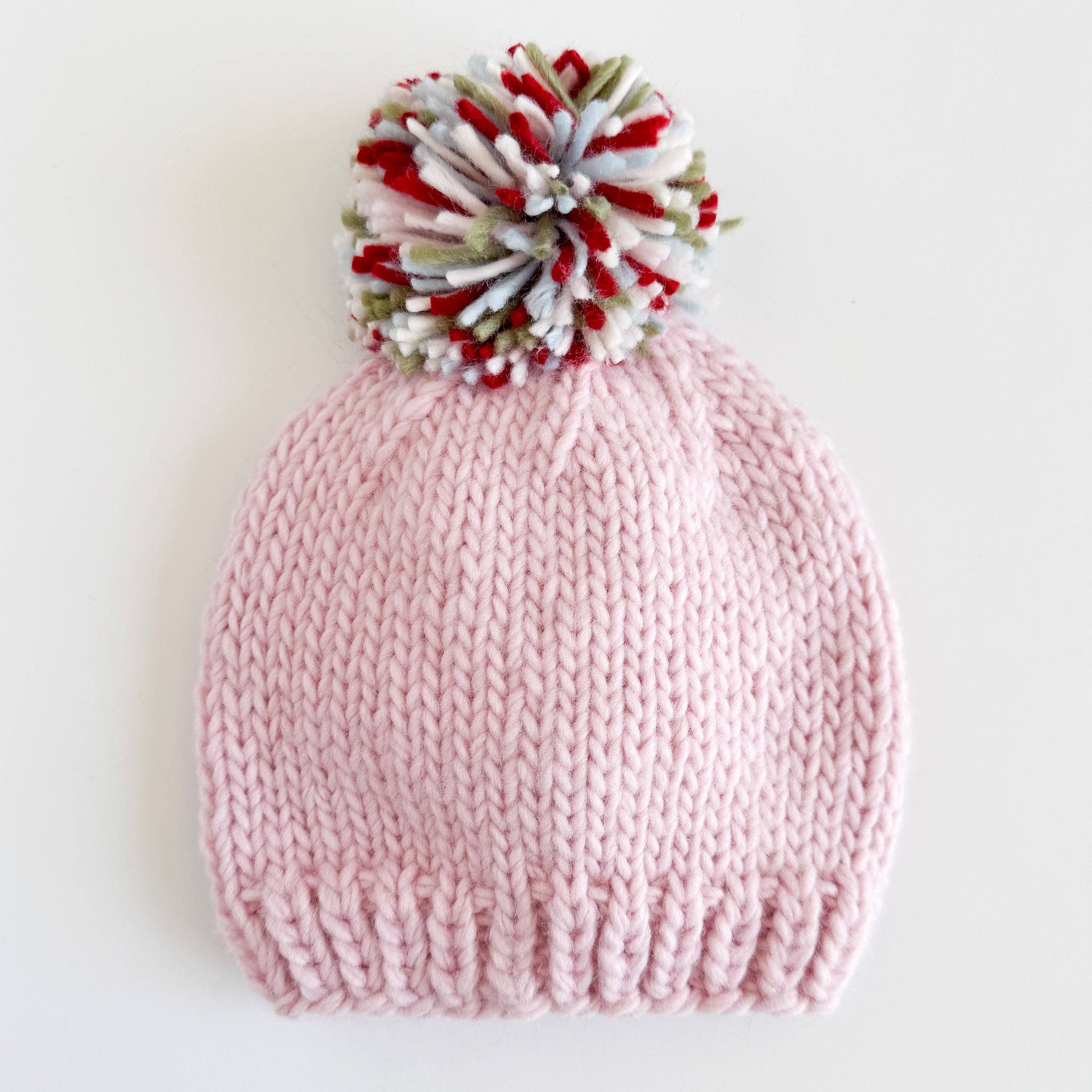 ALEXANDER MCQUEEN Pink Pom Beanie Hat Double Pom Pom Beanie, Big Heart, Star Hat, Pink Knit  main image 3