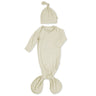 Bamboo Layette Newborn Knotted Gown & Beanie