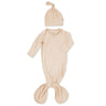 Bamboo Layette Newborn Knotted Gown & Beanie