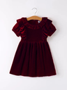 Holiday Velvet Dress | Burgundy